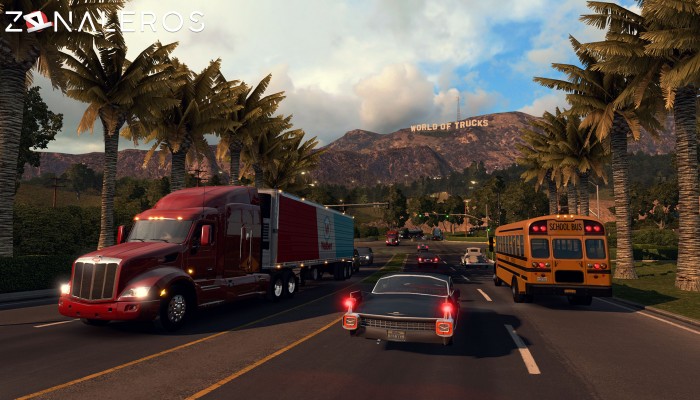 American Truck Simulator gameplay