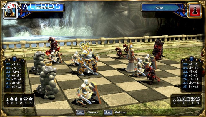 Battle vs Chess gameplay