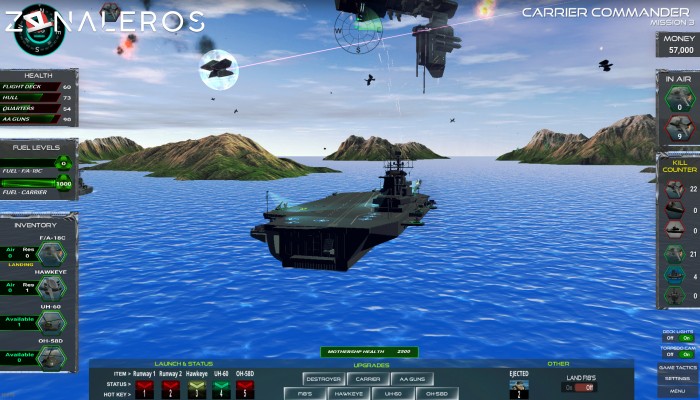 Carrier Commander gameplay