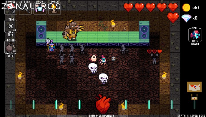 Crypt of the NecroDancer gameplay