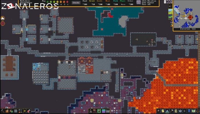 Dwarf Fortress gameplay