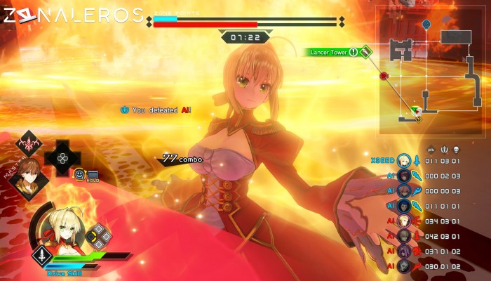 Fate/EXTELLA LINK Deluxe Edition gameplay