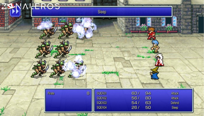 Final Fantasy I - VI Pixel Remaster por mega