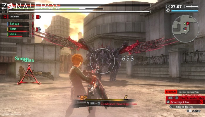 God Eater Resurrection gameplay