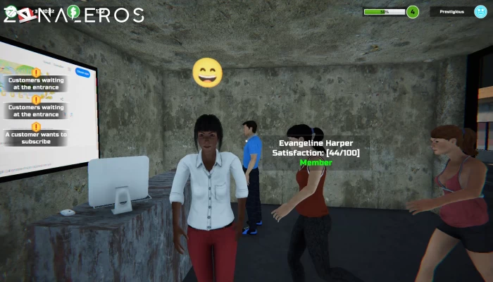 Gym Manager gameplay