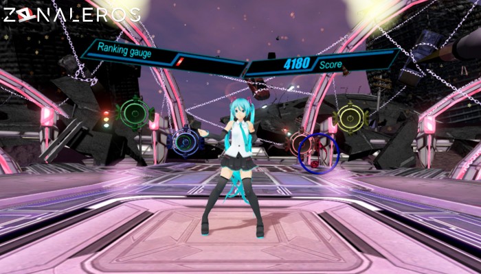 Hatsune Miku VR gameplay