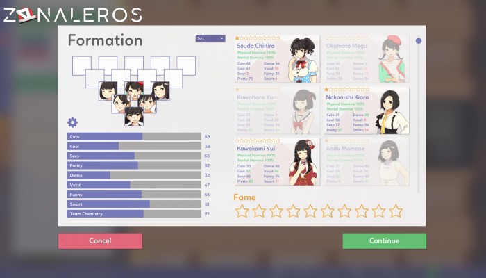 Idol Manager gameplay