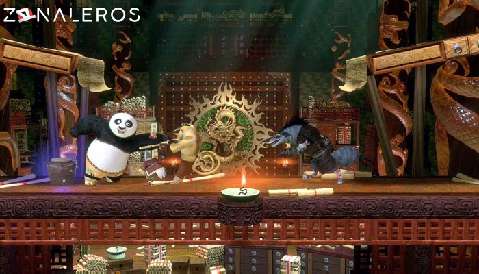 Kung Fu Panda Confrontacion de Leyendas Legendarias por mega