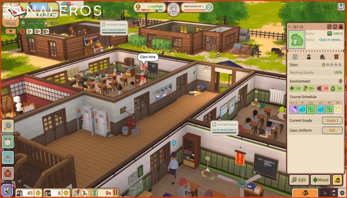 Lets School gameplay
