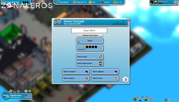 Mad Games Tycoon gameplay