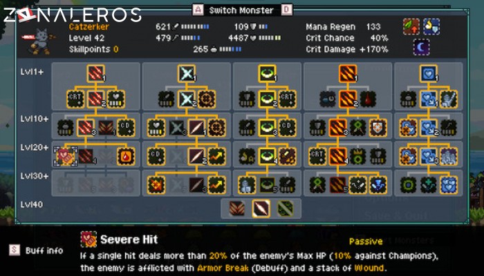 Monster Sanctuary gameplay