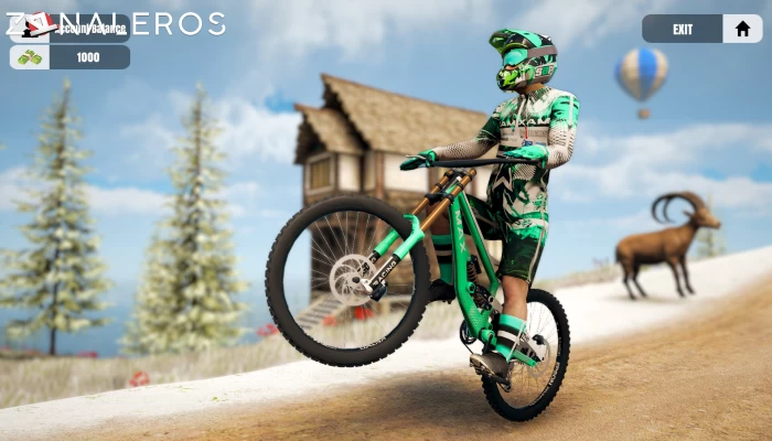 Mountain Bicycle Rider Simulator gameplay