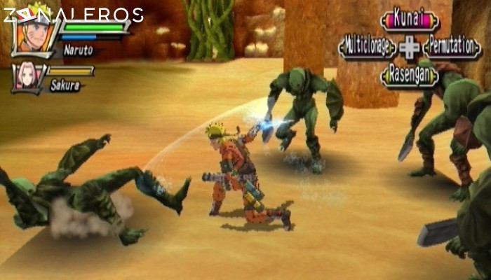 Naruto Shippuden: Dragon Blade Chronicles gameplay