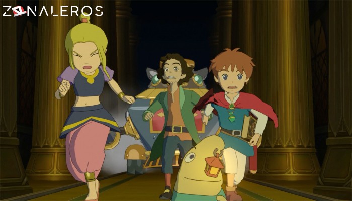 Ni no Kuni Wrath of the White Witch Remastered gameplay