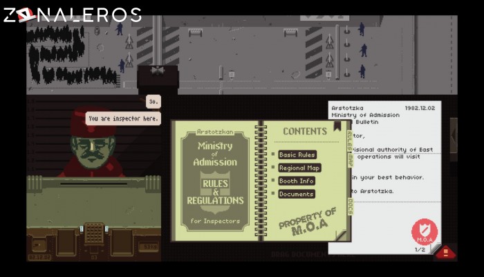 Papers, Please gameplay