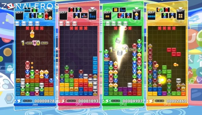 Puyo Puyo Tetris gameplay