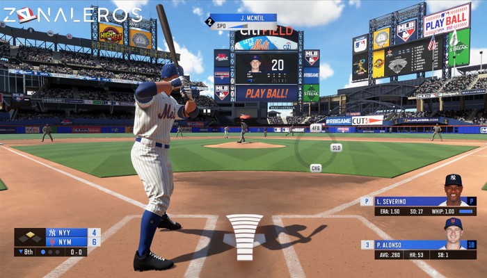 R.B.I. Baseball 20 gameplay
