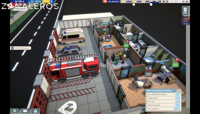 Rescue HQ The Tycoon gameplay