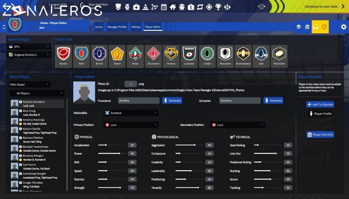 descargar Rugby Union Team Manager 4