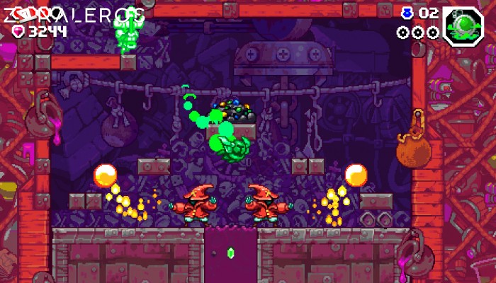 Shovel Knight Dig gameplay