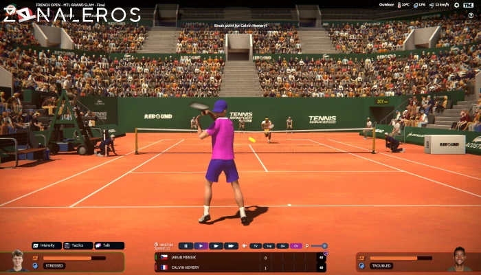 Tennis Manager 2024 gameplay