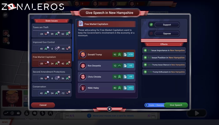 The Political Machine 2024 gameplay