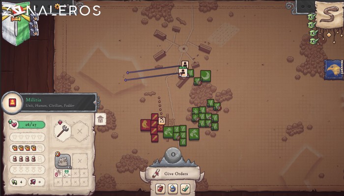 Winter Falling: Battle Tactics gameplay