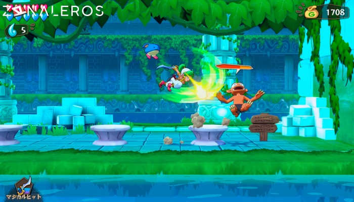 Wonder Boy: Asha in Monster World gameplay